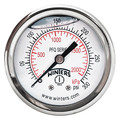 Winters Pressure Gauge, 0 to 300 psi, 1/8 in MNPT, Silver PFQ2440-DRY-2FF