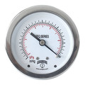 Winters Pressure Gauge, 0 to 3000 psi, 1/4 in MNPT, Silver PFQ182-DRY