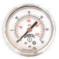 Winters Pressure Gauge, 0 to 30 psi, 1/8 in MNPT, Black P9U901402UC
