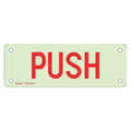 Jessup Safety Sign, 2 1/2 in Height, 7 in Width, Plastic, Horizontal Rectangle, English GRAN14197