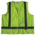 Condor Safety Vest, Yellow/Green, Hook-and-Loop 491R90