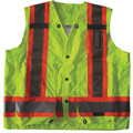 Condor Safety Vest, Yellow/Green, XL, Snap 491T25