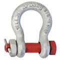 Crosby Anchor Shackle, 3/8" Body Sz, Painted 1021015