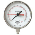 Winters Pressure Gauge, 0 to 300 psi, 1/4 in MNPT, Silver PFP714-DRY-45BF-MAXI45