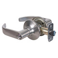 Master Lock Lever Lockset, Satin Nickel, Return Style RL0115KA