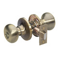 Master Lock Knob Lockset, Biscuit Style, Antique Brass BC0305BOX