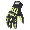 Ironclad Performance Wear Impact Resistant Gloves, 3XL, Blk/Grn, PR SDX2W-07-XXXL