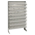 Quantum Storage Systems Steel Pick Rack, 36 in W x 60 in H x 12 in D, 8 Shelves, Clear QPRS-100CL