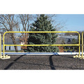 Garlock Safety Systems Guardrail, 10ft L, Steel, Adjustable, Yellow 409283