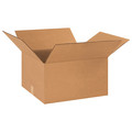 Zoro Select Corrugated Boxes, 18" x 16" x 10", Kraft, 20/Bundle 493T71