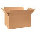 Zoro Select Corrugated Boxes, 30" x 17" x 16", Kraft, 15/Bundle 493U45