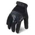 Ironclad Performance Wear Tactical Glove, Size XL, 9" L, Black, PR IEXT-PBLK-05-XL