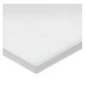 Zoro Select White UHMW Polyethylene Sheet Stock 6" L x 6" W x 1" Thick BULK-PS-UHMW-78