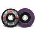 3M Flap Disc, 5 in Dia, 7/8 in Arbor, 40 Grit 7100178127