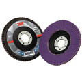 3M Flap Disc, 4 1/2 in Dia, 7/8 in Arbor 60440351579