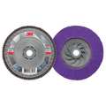 3M Flap Disc, 4 1/2 in Dia, 5/8 in Arbor 7100243873