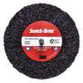 Scotch-Brite 4" dia. Purple 100 grit Extra Coarse Silicon Carbide Quick Change Disc 61500303492