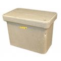 Quazite Underground Enclosure Assembly, Blank Cover, 18 in H, 25 in L, 15-1/2 in W, 8,000 lb L.R. PG1324Z80409