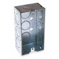 Raco Electrical Box, 16.5 cu in, Handy Box, 1 Gang, Galvanized Zinc, Rectangular 670RAC