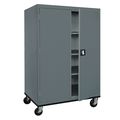 Sandusky Lee Solid Door Storage Cabinet, 46 in W, 66 in H, 24 in D TA3R462460-02