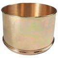 Humboldt Separator Pan, Brass, 12 In Dia, 8 In Deep 5DPF6