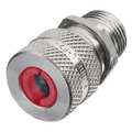 Hubbell Wiring Device-Kellems Liquid Tight Connector, 3/8 in., Red SHC1009