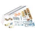 John Sterling White Bi-Fold Door Hardware Set, 60"L x 11/16"W R-BIF-4D5