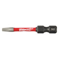 Milwaukee Tool SHOCKWAVE 2” Impact Square Recess #1 Power Bit 48-32-4471