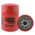Baldwin Filters Oil Fltr, Spin-On, 5-1/8"x3-21/32"x5-1/8" B7451