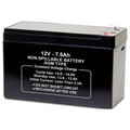Zoro Select Battery, Sealed Lead Acid, 12V, 7.5Ah,  5EFH6