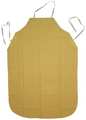 Ansell Bib Apron, Yellow, 48 In. L 56-600