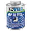 Ez Weld Cement, 8 Oz, Clear, PVC, Low VOC 20502