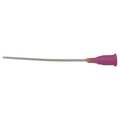 Zoro Select Needle, Disposable Luer Lock PTFE 10 PK Purple 5FVL2