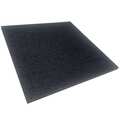 Zoro Select Foam Sheet, Water-Resistant Closed Cell, 24 in W, 18 in L, 1/2 in Thick, Charcoal 5GCR9