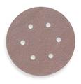 Norton Abrasives PSA Disc Roll, 6 Hole, 6 In, P600G, AlO 66261131503