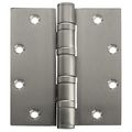 Best 1-3/4" W x 4-1/2" H Satin Chrome Door and Butt Hinge FBB168 4 5X4 DOOR HINGE US26D  STL