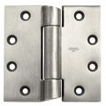 Best 1-1/2" W x 4" H Satin Chrome Door and Butt Hinge F179 4X4 DOOR HINGE  26D  STL