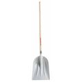 True Temper #10 Not Applicable Grain Scoop, Plastic Blade, 48 in L Wood Wood Handle 1680100GR