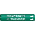 Brady Pipe Mrkr, Deionized Water, 3/4to1-3/8 In 4046-A