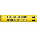 Brady Pipe Mrkr, Fuel Oil Return, 1-1/2to2-3/8In, 4064-B 4064-B