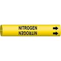 Brady Pipe Marker, Nitrogen, Y, 1-1/2 to2-3/8 In, 4098-B 4098-B
