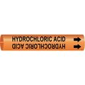 Brady Pipe Mrkr, Hydrochloric Acid, 3/4to1-3/8In 4339-A