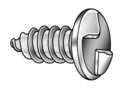 Tamper-Pruf Screws 3/4 in One-Way Round Tamper Resistant Screw, 18-8 Stainless Steel, Plain Finish, 50 PK 151394