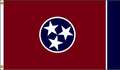 Nylglo Tennessee Flag, 4x6 Ft, Nylon 145170