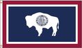 Nylglo Wyoming Flag, 5x8 Ft, Nylon 146180