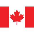 Nylglo Canada Flag, 4x6 Ft, Nylon 191340