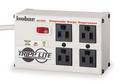 Tripp Lite Surge Protector Strip, 4 Outlet, Gray ISOBAR 4 ULTRA
