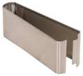 Asi Global Partitions 3" x 10" Shoe Stainless Steel Split for Steel Partition 40-8260103S