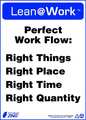 Zing Lean Processes Sign, 14 x 10In, ENG, Text, 2184 2184