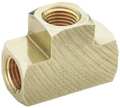 Parker Brass Union Tee, FNPT, 1/4" Pipe Size L2203P-4